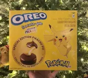 Oreo Pokemon Pikachu Socola Pie Cadbury Special Edition plus Photo Card