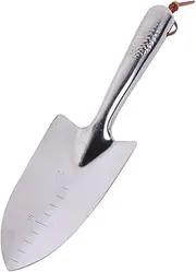 AIMALL Multi-Functional Stainless Steel Gardening Shovel – Scale Measurement, Durable Seedling Tool, Perfect for Garden Enthusiasts, 11" Length, 3.4" Width