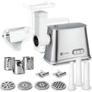 Flora Electric Meat Mincer Grinder with Tomato Sauce and Slicing Kit - FL-MGM-GS550