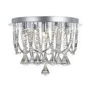 Sandro CTC Modern Round 5Lt in Chrome Clear Glass