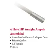 TPC Dental 4 Hole HP Straight Asepsis Assembled (3 Pk)