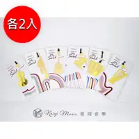 在飛比找momo購物網優惠-【Kaiyi Music 凱翊音樂】樂器造型金屬書籤 12入