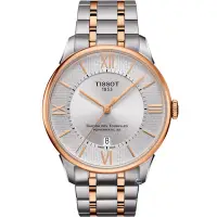 在飛比找Yahoo奇摩購物中心優惠-TISSOT 天梭 官方授權 杜魯爾瑞士特別款機械腕錶-T0