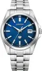CITIZEN AQ4091-56L The Citizen Blue Dial Eco-Drive Titanium Solar Watch Men