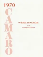 CAMARO 1970 Wiring Diagram 70