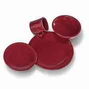 Fiesta Ware 4 piece Place Setting in CLARET New in Box
