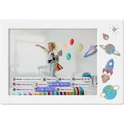 myFirst Frame Doodle 9" (White)