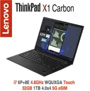 ThinkPad X1 Carbon i7 6P+8E Cores WQUXGA Touch 32GB 1T 5G eSIM 3Y Premier+ADP