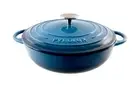 Pyrolux Pyrocast Cast Iron Chef Pan - 24cm Blue