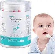 GkgWuxf Baby Tongue Cleaner Gauze,Hygienic Portable Baby Toothbrush - Gauze Toothbrush Mouth Cleaner in Individual Packaging for Birthday New Year Christmas Easter