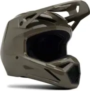 FOX V1 Solid Motocross Helmet, green, Size XS for Men