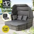 Gardeon Outdoor Sun Lounge Setting Patio Furniture Wicker Sofa Garden Day Bed