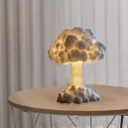 Eye-friendly Led Night Light Mushroom Cloud Desk Lamp Handmade 3d Unique Blast