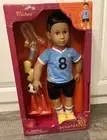 Battat Our Generation Fashion Doll MATEO Boy Soccer Player 18” Black Hair