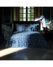 Anne de Solne Cotton Percale 200 Thread Count Nocturne Duvet Cover