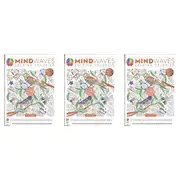 3x Art Maker Mindwaves Calming Coloring Nature Adult Activity Book Art/Craft