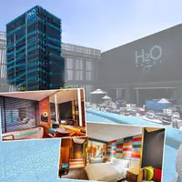 在飛比找PChome24h購物優惠-高雄 H2O水京棧國際酒店『豪華雙人房住宿+早餐+設施』