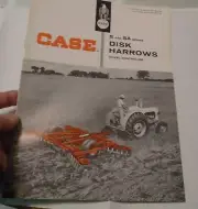 NOS Case Disk Harrows S & SA Series Sales Brochure w/400 Tractor Diesel