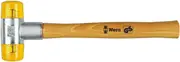 Wera 5000005001 100 Soft-Faced Hammer with Collider Head Sections, 1 x 23 mm Silver