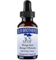 S.R Brothers Borage Seed 100% Pure & Natural Borago Officinalis Carrier Oil