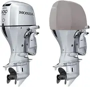 Oceansouth Outboard Motor Half Cover Compatible with Honda (Compatible with Honda 4CYL 1.5L BF75 BF80 BF90 BF100 Storage Cover (2014>), Outboard Motor Half Cover Compatible with Honda)