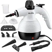 GLOIL Portable Multi-Purpose Steam Cleaner With 10 Accessories for Carpets, Curtains, Sofas, Kitchens, Bathrooms and More