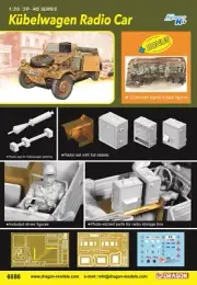 DRAGON 6886 1/35 Kübelwagen Radio Car Model Kit