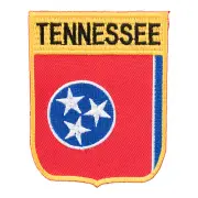 Tennessee State Flag Shield Patch, United States of America Patches