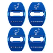4pcs Car Styling Stickers Accessories Door Lock Waterproof Rust Cover Case For Ford Bronco 2020 2021 2022 4pcs blue