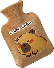 Water Bottle Capybara, Hot Bottle Water Bag, Capybara Hand Warmer, Warm Water Bag, Hot Water Bladder, Neck Shoulder Heat Bag, Hand and Foot Warmer, Plush Cover Hot Bottle, Hot Water Bags