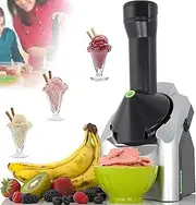 Ice Cream Maker Machine for Home,DIY Dessert Fruit Serve Ice Cream Machine, Fruit Soft Serve Ice Cream Machine,Frozen Dessert Maker for Making Healthy Soft Serve Sherbet,Fruit Ice Cream