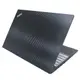 【Ezstick】Lenovo ThinkPad E595 黑色卡夢紋機身貼 (含上蓋貼、鍵盤週圍貼) DIY包膜