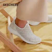 在飛比找Yahoo!奇摩拍賣優惠-100原廠％Skechers斯凱奇舒樂步小白鞋女網面透氣軟底