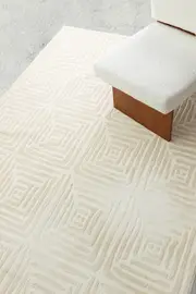 Loopsie Adrar Textured Abstract Neutral Washable Rug