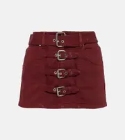 [Blumarine] Blumarine Denim miniskirt AU 14 red
