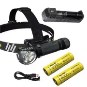 Combo Nitecore HC35 Rechargeable Headlamp +2x NL2140 Batteries & UI1 USB Charger