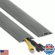 Floor Cord Cover 4ft, Cord Hider Floor Hide Extension Cords, Floor Cable Mana