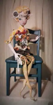 Cloth Art Doll (Paper) Pattern "Kimama" By Paula McGee