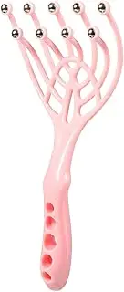 PACKOVE Manual Scalp Massager with Nine Claw Design for Deep Relaxation Handheld Head Massage Tool with Steel Balls Essential for and Scalp Wellbeing