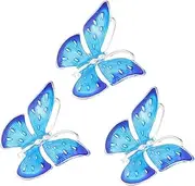 3Pcs Butterfly Pendant Hairpin Material for Headdress Decoration Hair Decor Making Accessory Jewelry Prop for Creative Hair Styling