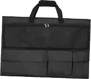 AsrMyjcx Monitor Carrying Case Carry Bag to Protect and Transport with Handle with Pockets Dust Cover Carrier for Desktop Computer