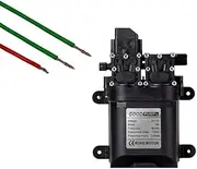 12V Diaphragm Water Pump 8LPM 145PSI High Pressure Self Priming Boat Caravan