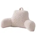 Reading Bed Rest Pillow for Sitting in Bed with Neck Support Backrest Pillows...