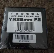 Yongnuo YN35mm F2 lens Wide Angle Prime Lens EF Mount EOS Camera