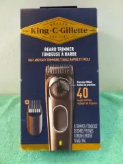 NEW King C. Gillette Cordless Rechargeable BEARD TRIMMER -5800