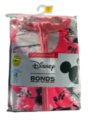 Bonds Zip Wondersuit Disney Mickey Pink Size 2 BNIP