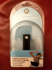 New Motorola PC850 Bluetooth Stero PC Adapter USB Computer Laptop Notebook Music