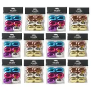 72pc Studio Gift Wrapping Metallic Curling Ribbon Party Set Party Decor Asstd