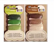 We R Memory Keepers SEWeasy Floss - Brown OR Green - 3 skeins - CHOOSE ONE!