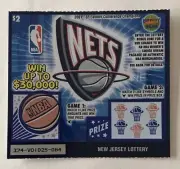 Brooklyn Nets Basketball Team , Instant SV Lottery Ticket , no cash value